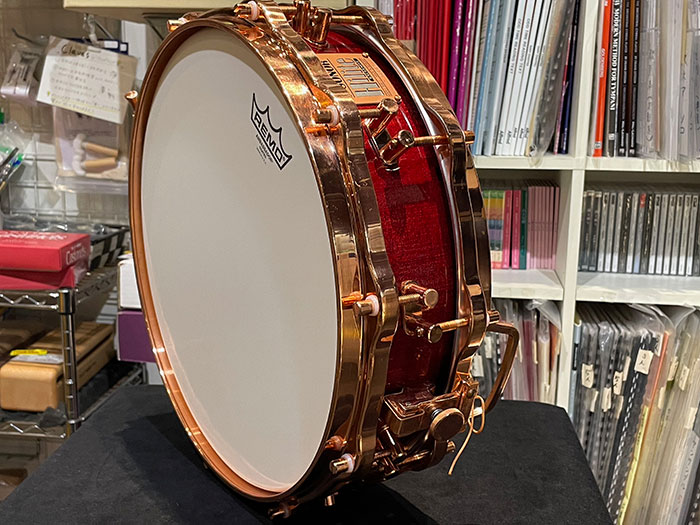 【中古品】EHD400RM / Hilite Exclusive Snare Drum Red Maple 14"×4"