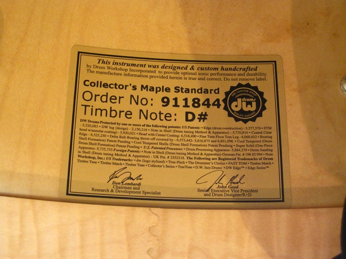 Collector's Pure Maple Series 4点セット Finish Ply Broken Glass 22" 10" 12" 16" w/Tom Stand SSC Type