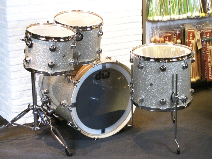 Collector's Pure Maple Series 4点セット Finish Ply Broken Glass 22" 10" 12" 16" w/Tom Stand SSC Type
