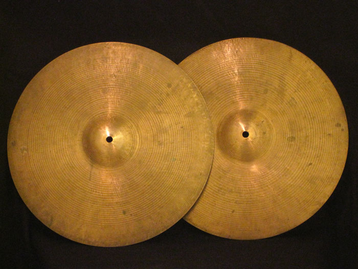 【VINTAGE】1959-66' K Zildjian Istanbul 15" HiHats Intermediate Stamp 943g/953g