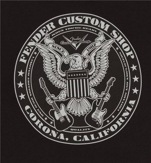 FENDER Custom Shop Eagle T-Shirt, Blk S フェンダー サブ画像1