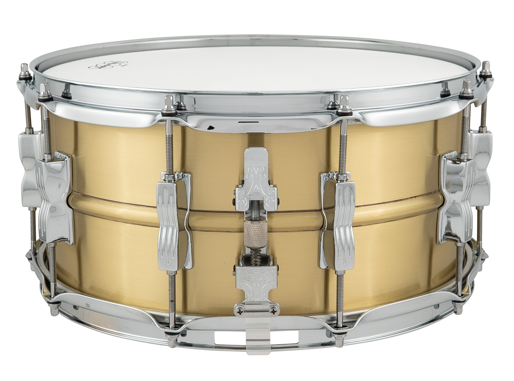 Ludwig LB654B Acro Brass Snare Drum 14×6.5 / アクロライト ブラス・スネアドラム ラディック サブ画像1