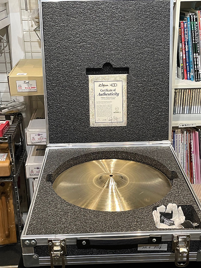 Zildjian 400th Anniversary Limited Edition Vault Cymbal 15 823g 4/200 ジルジャン