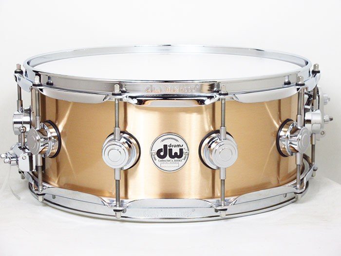 DW-BZB1455SD/BRONZE/C Collector's Metal Snare / BRUSHED BRONZE
