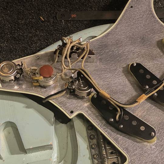 FENDER 1961 Stratocaster Refinish Sonic Blue フェンダー サブ画像15