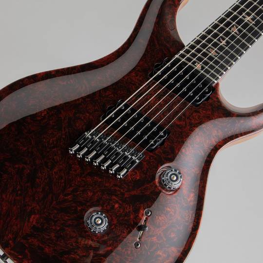 Paul Reed Smith Private Stock #7014 Custom24 7 String Multi-scale Burl Maple Top Fire Red 2018NAMM Model ポールリードスミス サブ画像10