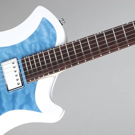 RELISH GUITARS MARY ONE Quilted Maple  Blue  White Edge レリッシュ  ギター サブ画像11