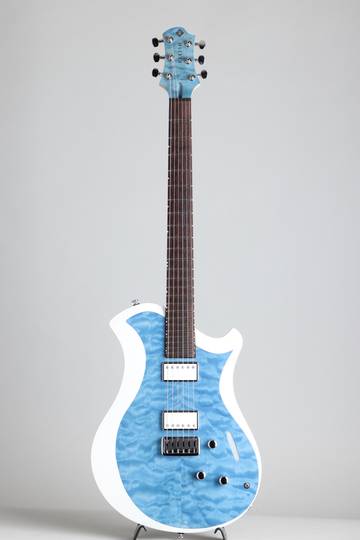 RELISH GUITARS MARY ONE Quilted Maple  Blue  White Edge レリッシュ  ギター サブ画像2