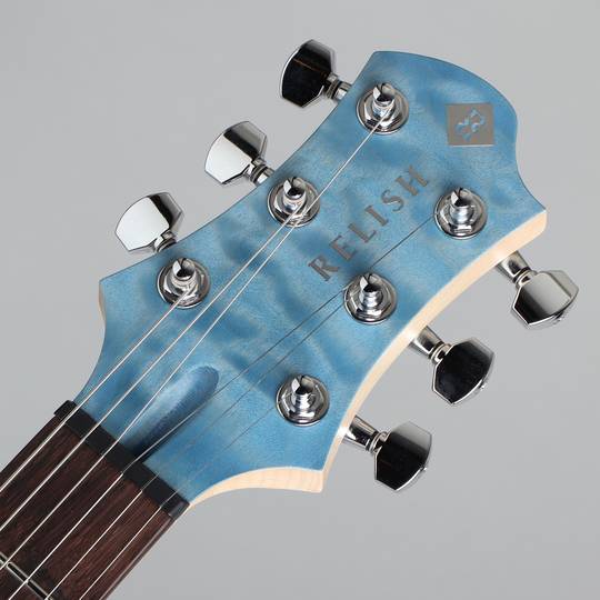 RELISH GUITARS MARY ONE Quilted Maple  Blue  White Edge レリッシュ  ギター サブ画像4