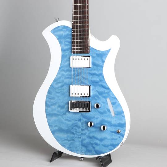 RELISH GUITARS MARY ONE Quilted Maple  Blue  White Edge レリッシュ  ギター サブ画像8