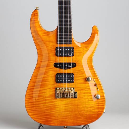 Carve Top 1pc Figured Maple Body Amber 2015