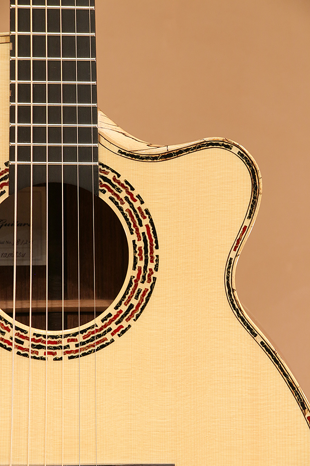 Hiramitsu Guitars Type Ring Cutaway Madagascar Rosewood ヒラミツギター winsaleend サブ画像10