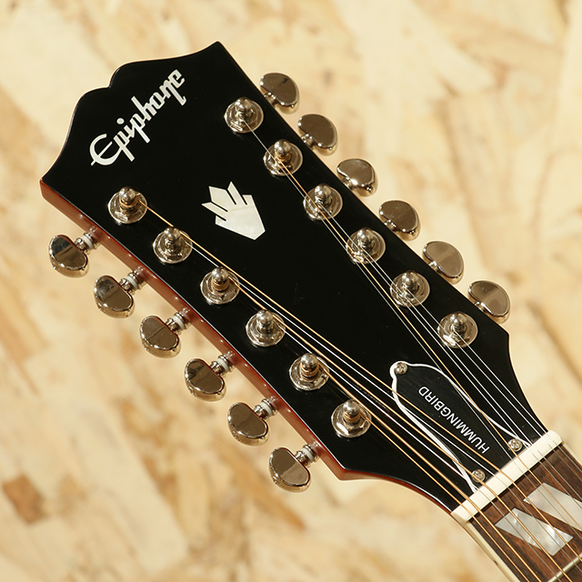 Epiphone Masterbilt Inspired by Gibson HummingBird 12-Strings Aged Cherry Sunburst Gloss【送料無料】 エピフォン サブ画像7