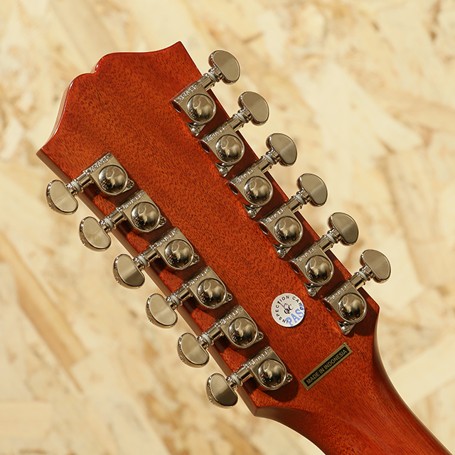 Epiphone Masterbilt Inspired by Gibson HummingBird 12-Strings Aged Cherry Sunburst Gloss【送料無料】 エピフォン サブ画像8