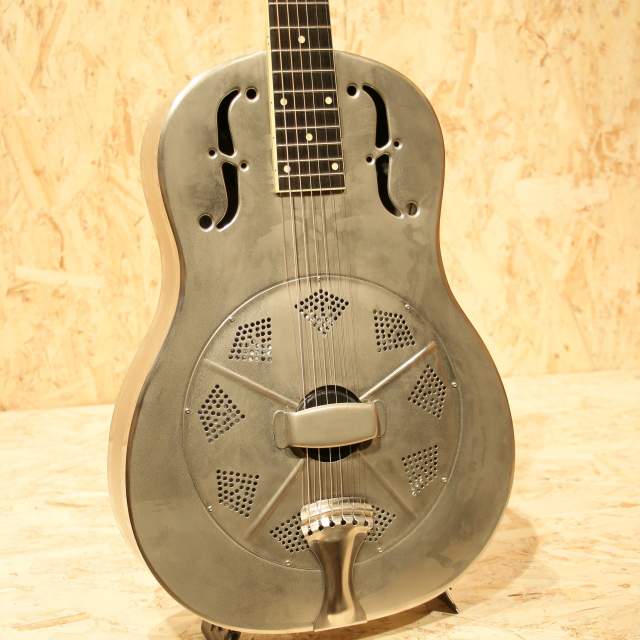 Style-O Reso-Phonic Nickel-Plated Brass Resonator Guitar