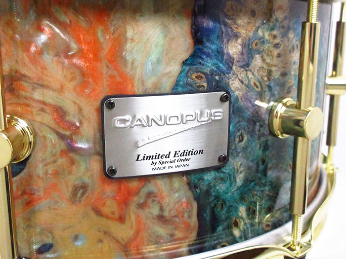 CANOPUS SW-1465PH Stabilized Wood Snare Drum 14x6.5 カノウプス サブ画像1