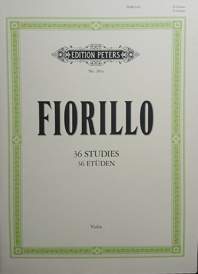 フィオリロ / 36の練習曲　（ダヴィソン校訂）（ヴァイオリン洋書）