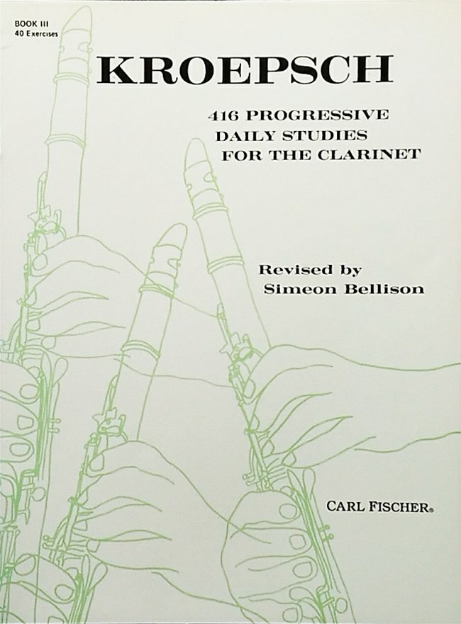 クレプシュ/416の漸進的練習曲、第３巻：40の練習課題（クラリネット教本）