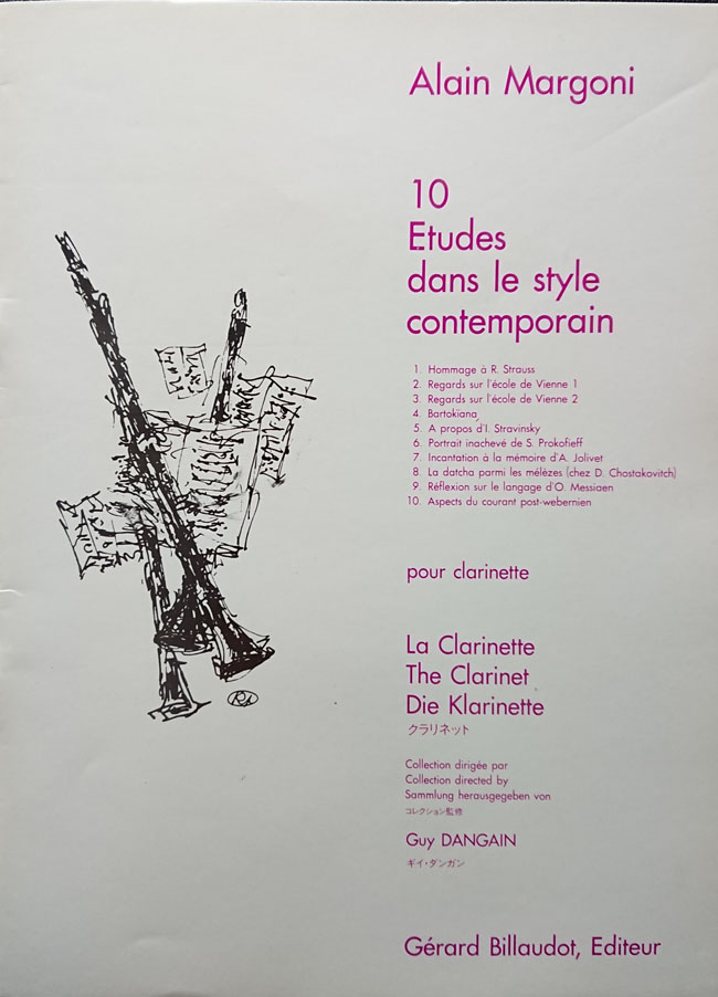 マルゴーニ / 現代的スタイルによる10の練習曲 （クラリネット教本）