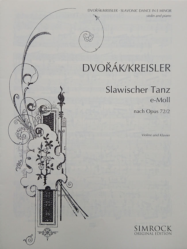 Simrock ドヴォルジャーク / バイオリン協奏曲 イ短調 op.53（ヴァイオリン洋書） Simrock アントニン　ドヴォルザーク　ドボルザーク