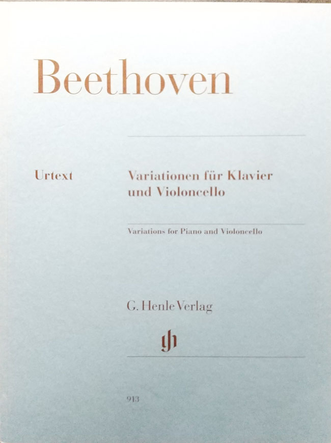 ベートーヴェン / 変奏曲集 WoO 45, op. 66, WoO 46 (チェロ洋書)