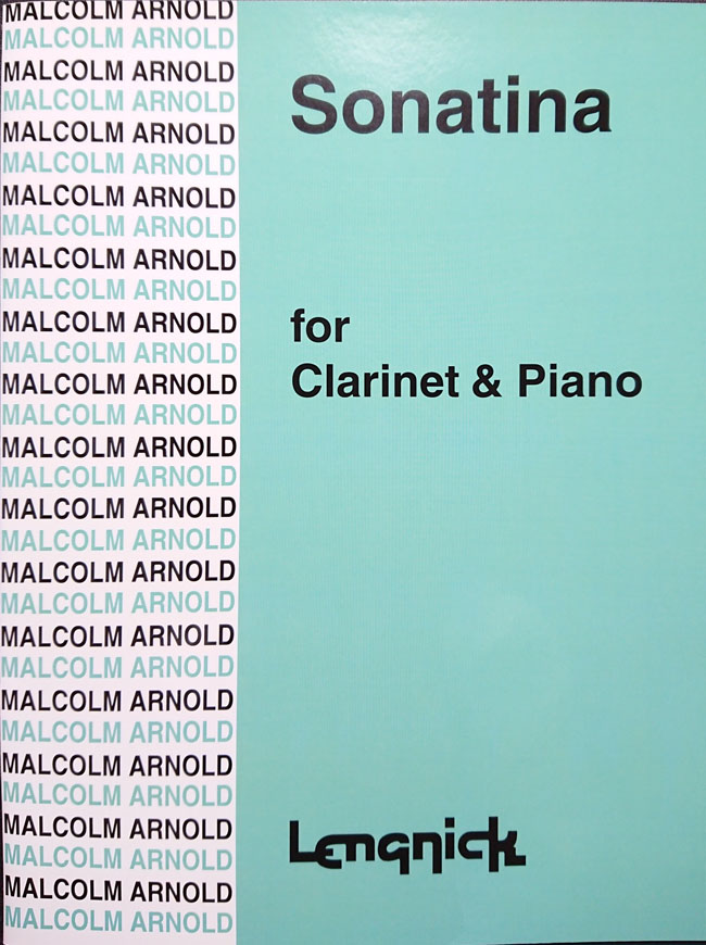 アーノルド / ソナチネ、クラリネットとピアノのための (クラリネット洋書)