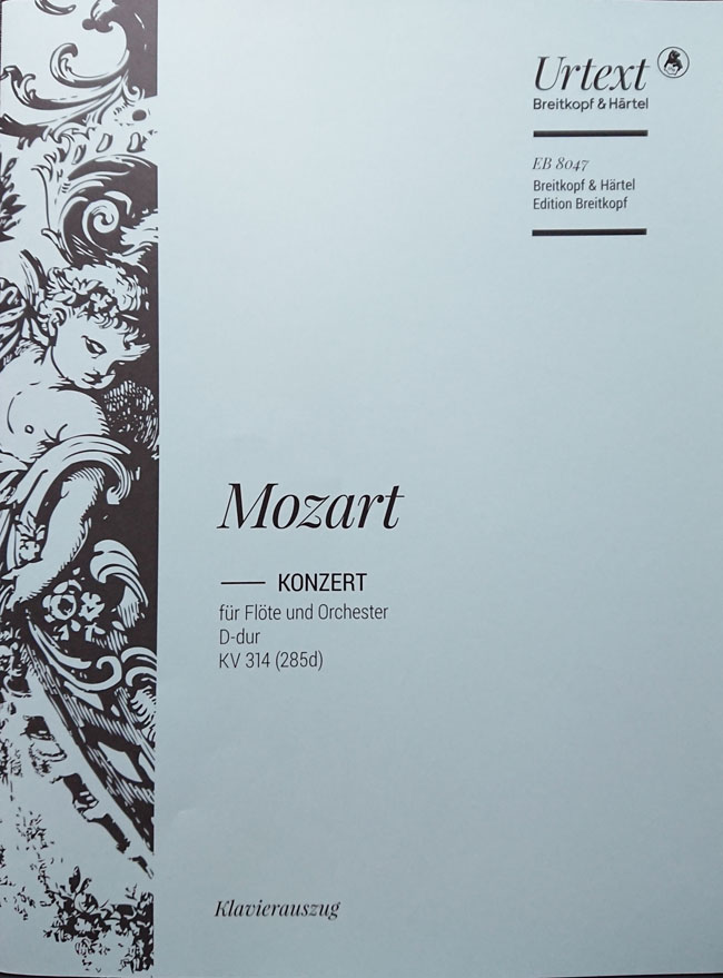 モーツァルト/フルート協奏曲第２番ニ長調 KV 314(フルート洋書)