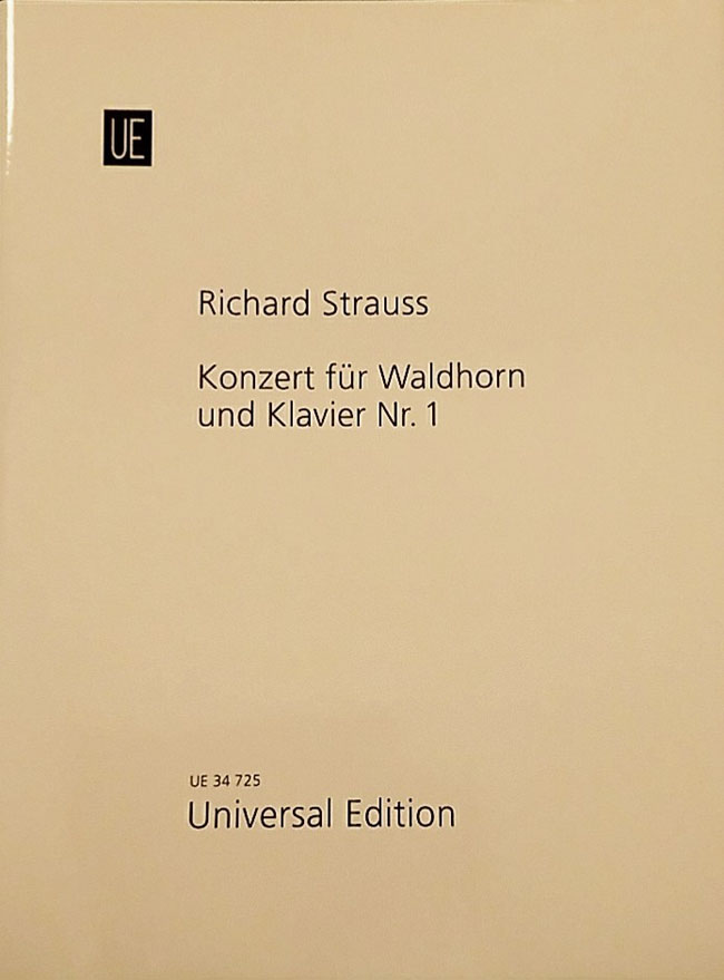 Universal R.シュトラウス / ホルン協奏曲 第1番 変ホ長調　Op.11 (ホルン洋書) Universal