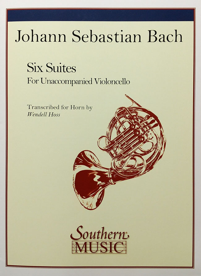Southern Music Company バッハ / 6つの無伴奏チェロ組曲 ホルン用（ホルン洋書) Southern Music Company ヨハン・ゼバスティアン・バッハ