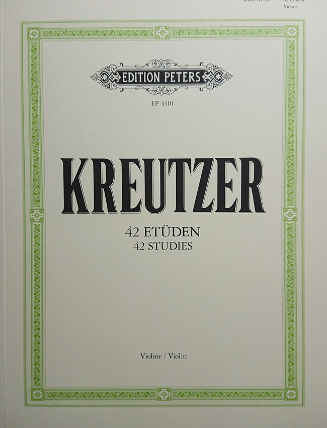 クロイツェル / 42の練習曲　（ダヴィソン校訂）（ヴァイオリン洋書）
