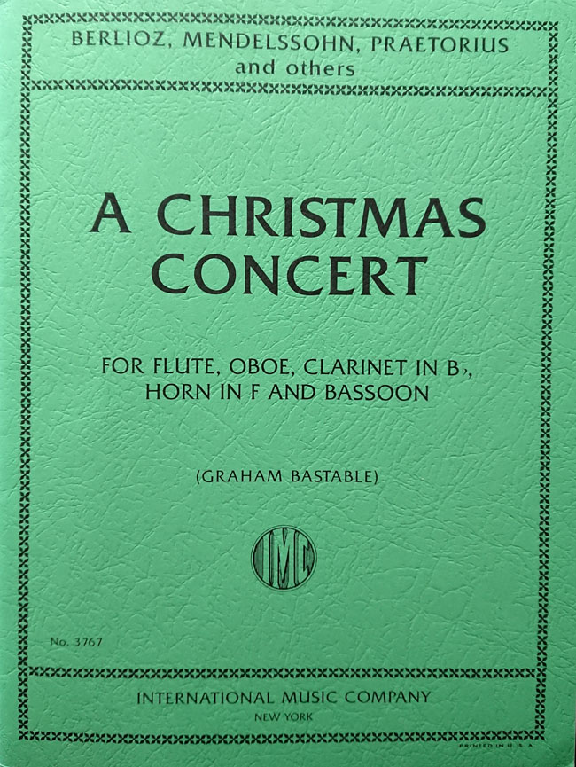 【木5】クリスマス・コンサート 木管五重奏のための小品集 （木管五重奏）