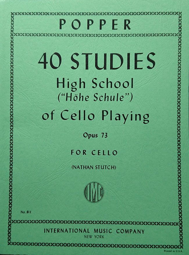 ポッパー / チェロ演奏の高等課題：40の練習曲  (チェロ洋書)