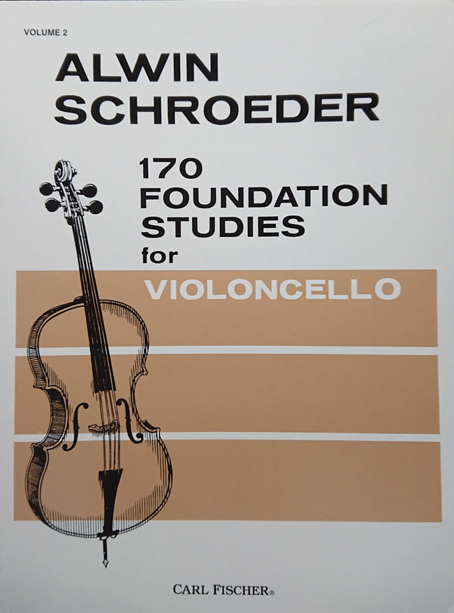 シュレーダー / 170の基礎的練習曲 第2巻  (チェロ洋書)