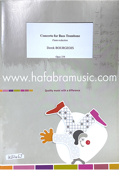 ブルジョワ(D.BOURGEOIS)/バス・トロンボーン協奏曲op.239/バス・トロンボーン洋書