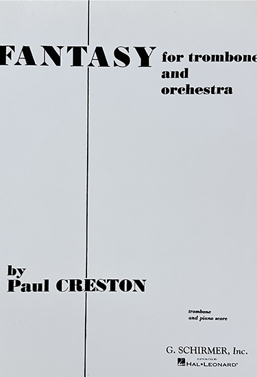 クレストン(P.CRESTON)/ファンタジー(幻想曲)/トロンボーン洋書
