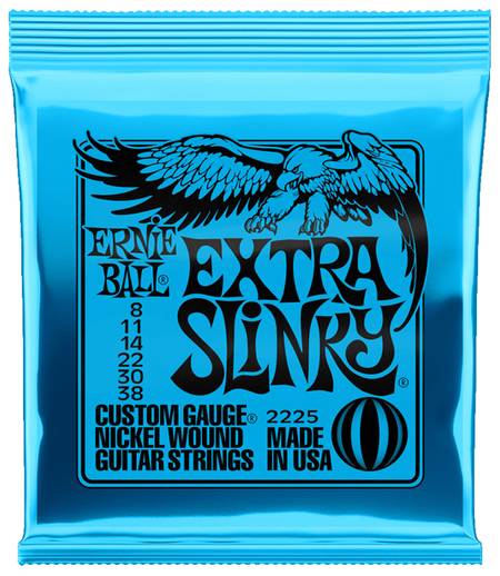 ERNIE BALL EXTRA SLINKY NICKEL WOUND 8-38 (2225) アーニーボール
