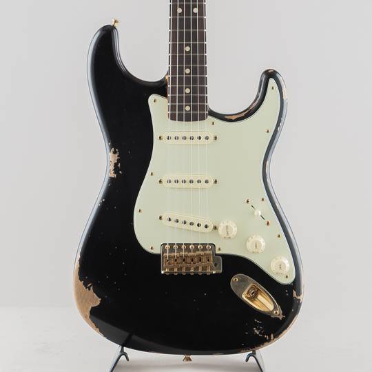 1963 Stratocaster Heavy Relic Black w/Gold Hardware 2022