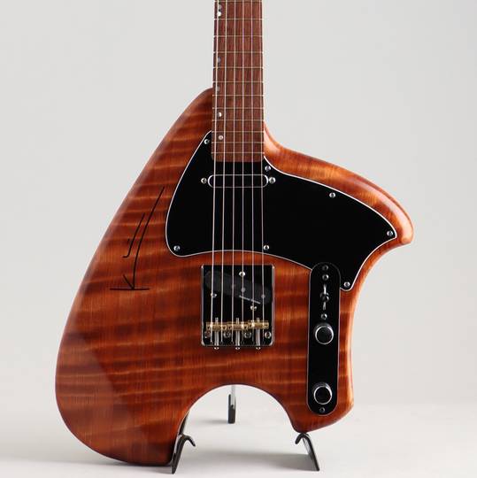 S Tele Flamed Red Wood Body