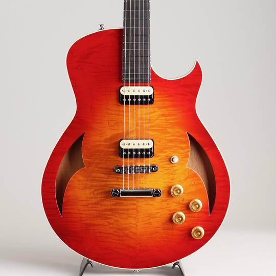 Marchione Guitars Semi Hollow Figured Maple Mahogany Cherry Burst マルキオーネ　ギターズ