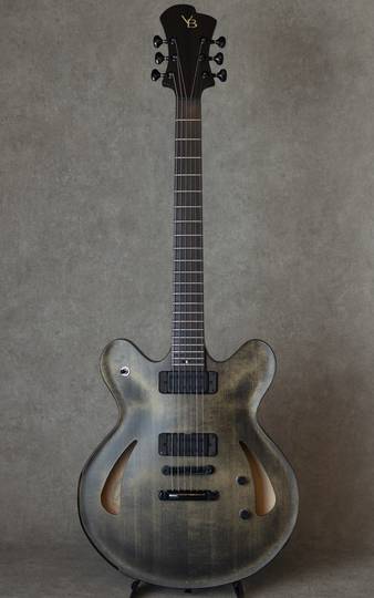 Victor Baker Guitars Model 35 Chambered Semi-hollow Black smoke stain S/N:644 ヴィクター ベイカー サブ画像1