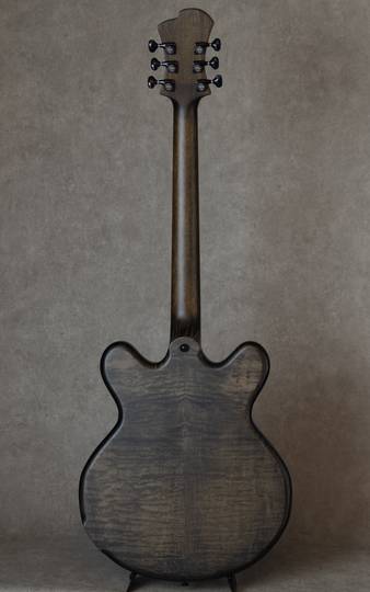Victor Baker Guitars Model 35 Chambered Semi-hollow Black smoke stain S/N:644 ヴィクター ベイカー サブ画像3