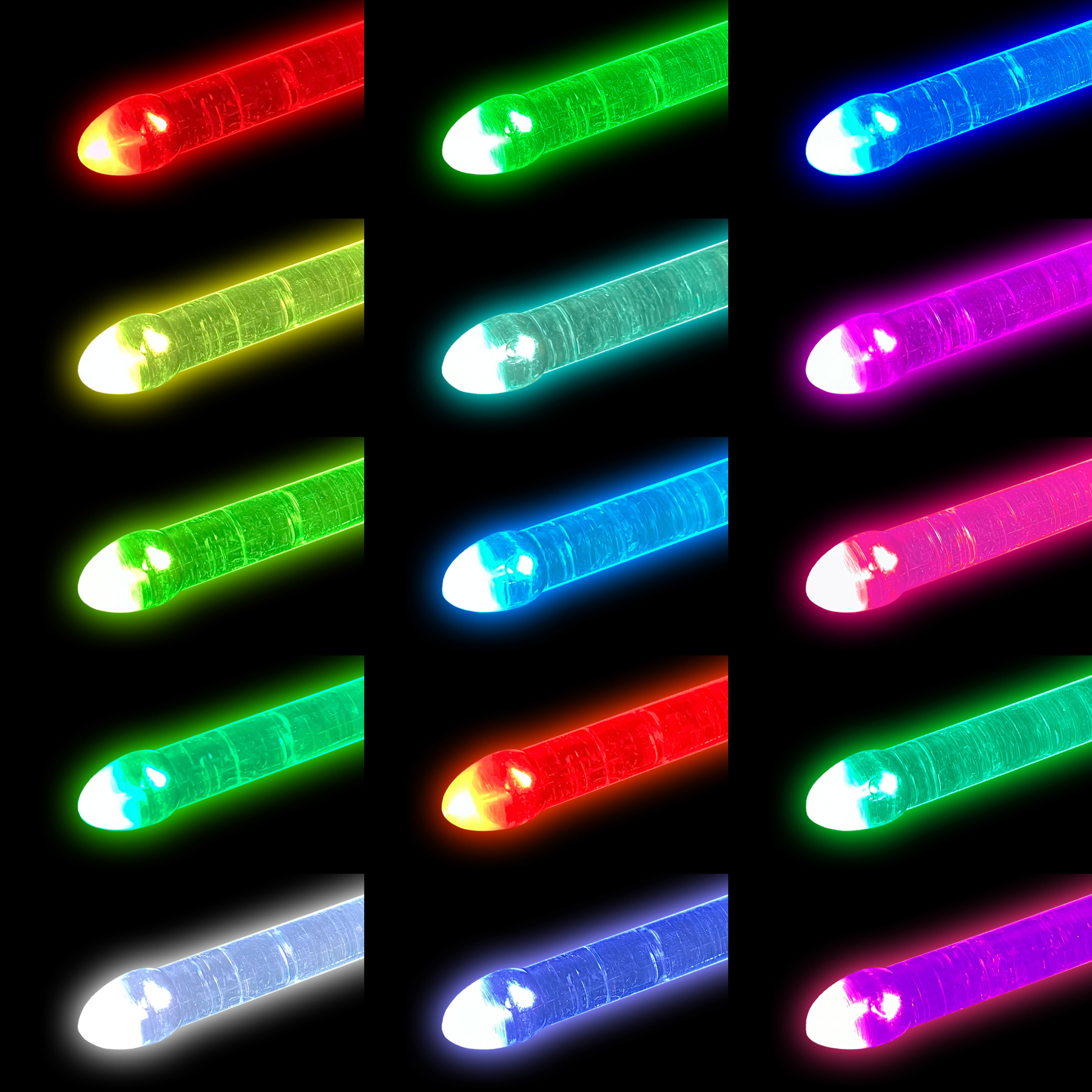 ELISE Lumino Sticks Multi Color/光るドラムスティック マルチカラー 充電式 エリース ルミノスティックス　マルチカラー サブ画像6