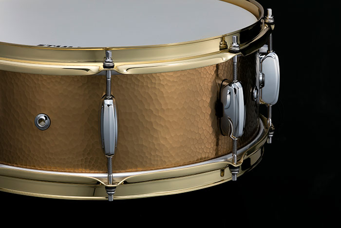 TAMA TBRS1455H STAR Reserve Snare Drum 14”x5.5” Hand Hammered Brass タマ サブ画像2