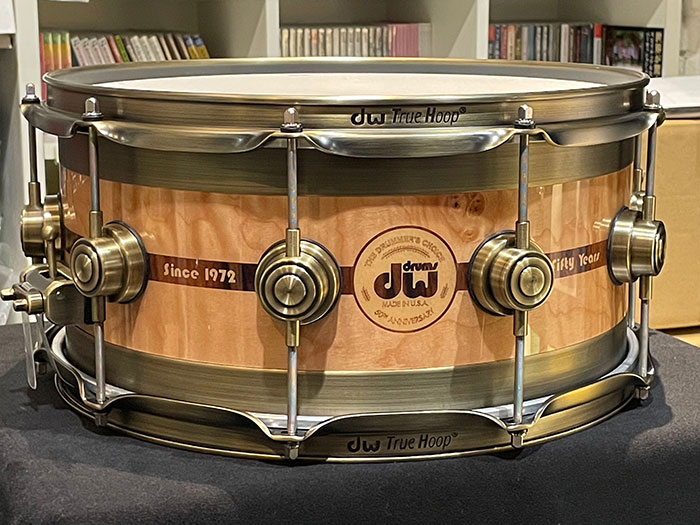 dw 50th Anniversary Edge Snare Limited-Edition 6.5” x 14” Snare