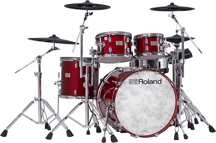 Roland VAD706 GC V-Drums Acoustic Design / Gloss Cherry / Pearlオリジナルハードウェアオプション付き ローランド