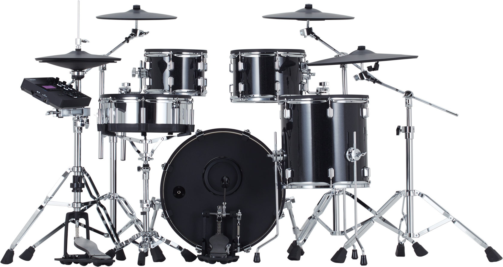 Roland VAD507 V-Drums Acoustic Design Pearlオリジナルオプション イス、ペダル、ハイハットスタンド、スネアスタンド、ヘッドフォン、マット付き ローランド サブ画像2