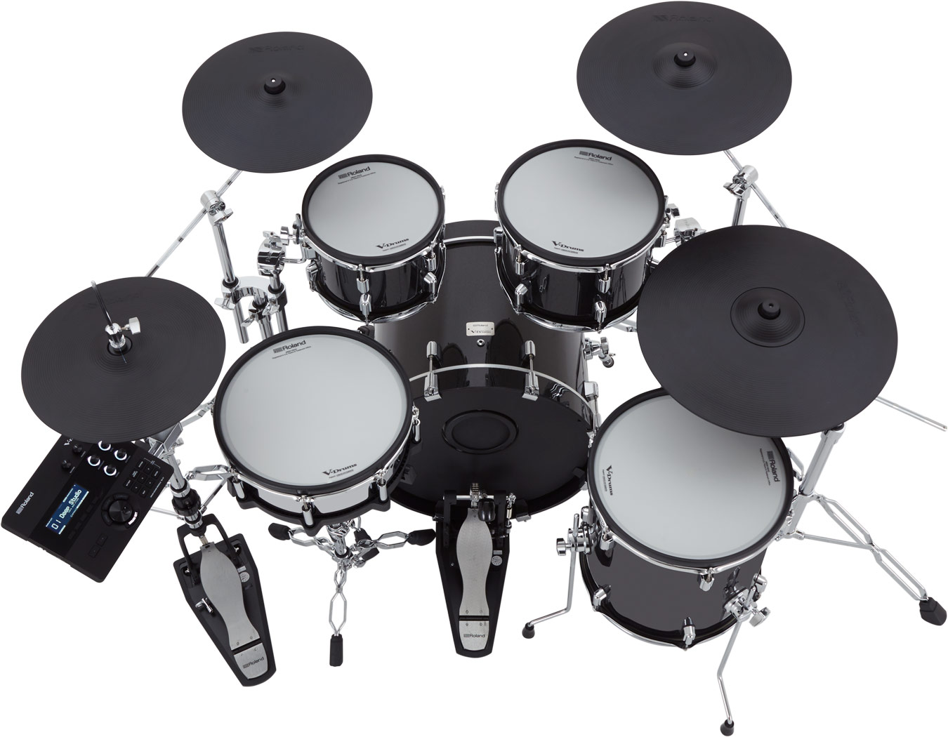 Roland VAD507 V-Drums Acoustic Design Pearlオリジナルオプション イス、ペダル、ハイハットスタンド、スネアスタンド、ヘッドフォン、マット付き ローランド サブ画像3