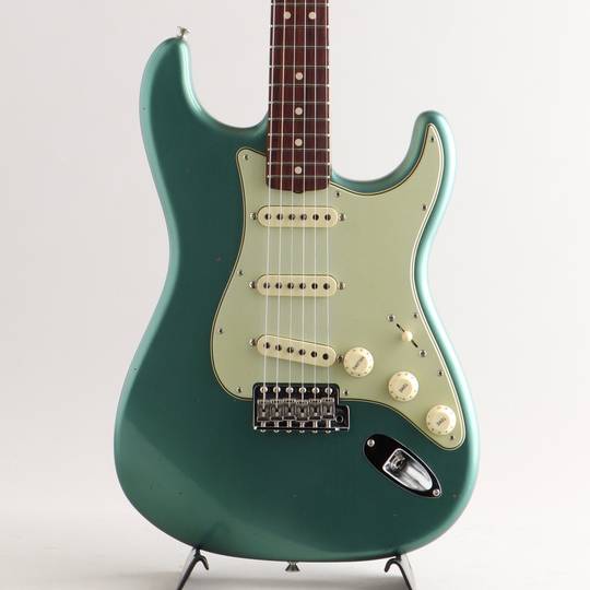 2021 Collection 63 Stratocaster Journeyman Relic/Faded Aged Sherwood Green Metallic