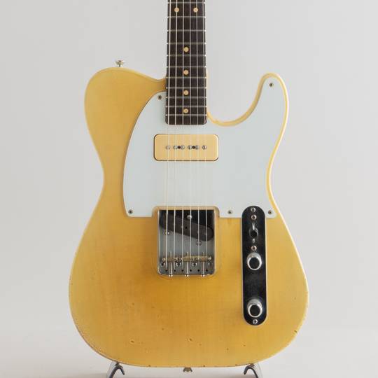 60s Blonde Tele Style with Front P-90 Light Aging C Neck
