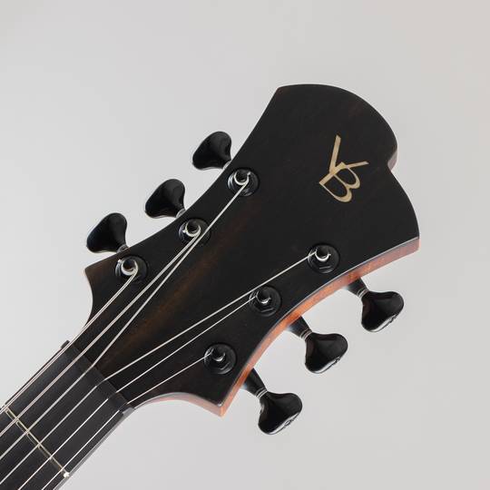 Victor Baker Guitars Model 15 Full-Hollow Brown Smoke Satin Catseye Soundholes 2 pickups Black hardware ヴィクター ベイカー サブ画像4